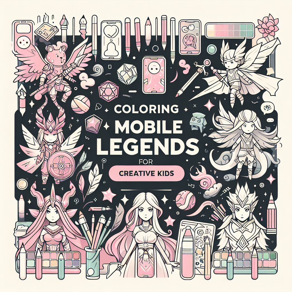 gambar mewarnai mobile legend untuk anak kreatif